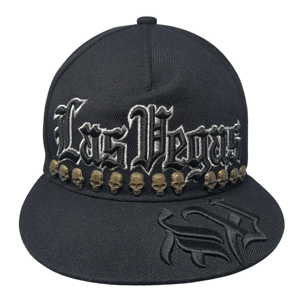 Las Vegas LA Snapback Hat Black One Size Adjustable Embroidered Chelona
